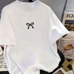 تیشرت بیسیک پاپیون زنانه