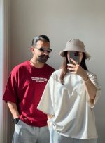 تیشرت باکسی(سه خط)