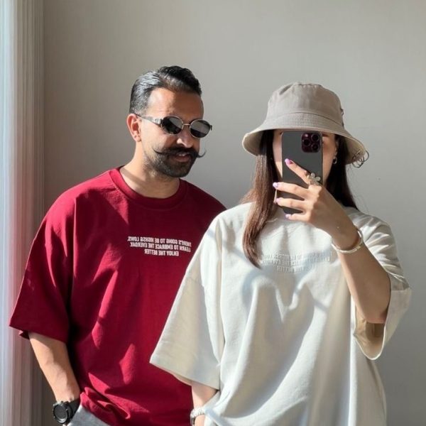 تیشرت باکسی(سه خط)